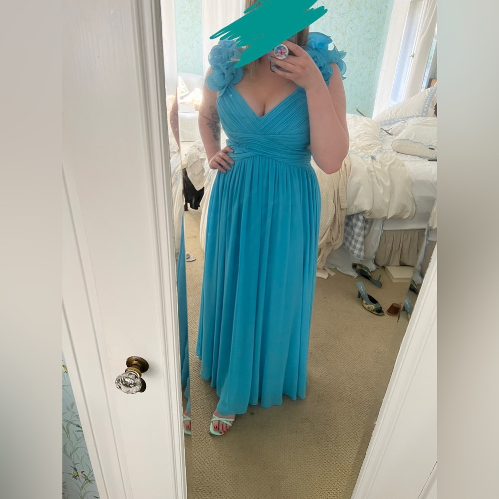 Antonio Melani evening gown - size 12, blue. Only worn once.